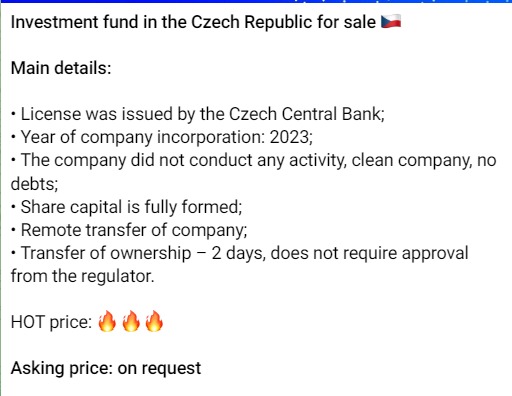 Investment fund in Czech Republic